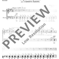 Si puer cum puellula - Choral Score