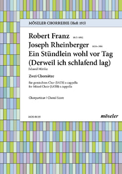 An hour before daybreak - Choral Score
