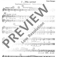 Ruf und Mahnung - Choral Score