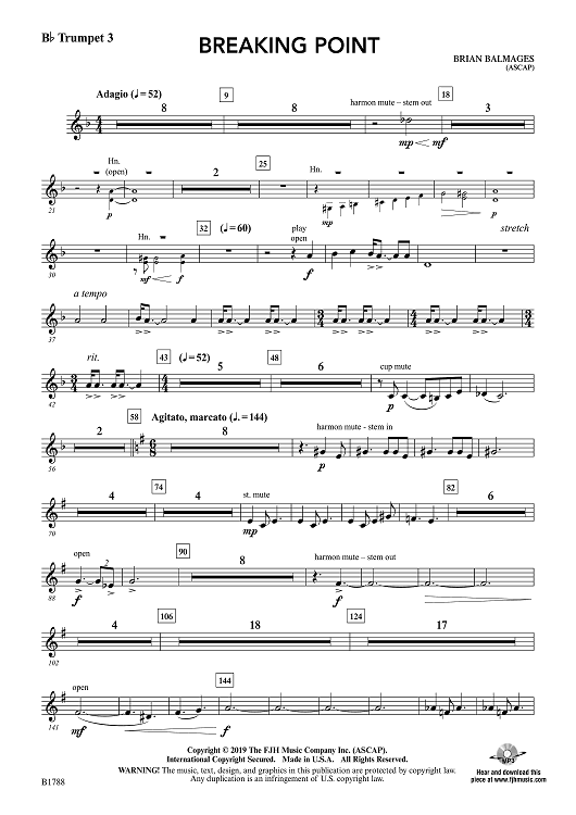 Breaking Point - Bb Trumpet 3