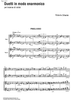 Duetti in modo enarmonico - Score