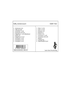 Linden-Marsch - Set of Parts
