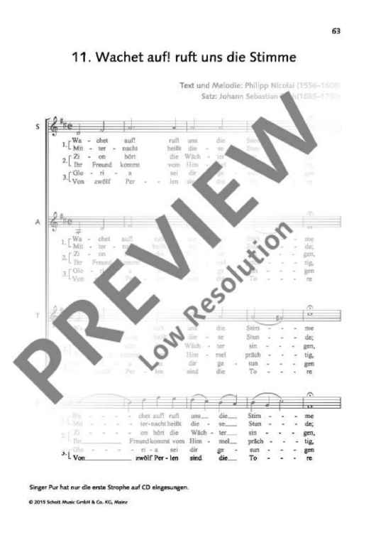 Wachet auf! ruft uns die Stimme