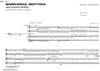 Simphonia septima sopra un discanto aquilese - Score