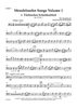 Mendelssohn Songs: Volume 1 for Cello Quartet - Cello 3