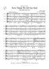 Thank We All Our God (Nun danket Alle Gott) - Score