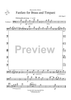 Fanfare for Brass and Timpani - Trombone 1