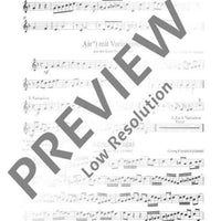 Quartet movements - Tenor Recorder