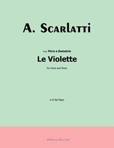 Le Violette - from Pirro e Demetrio
