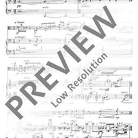 Poème - Piano Score and Solo Part