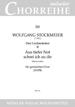 Three song motets - Choral Score