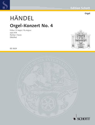 Organ Concerto No. 4 F Major - Score
