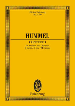 Concerto E Major - Full Score