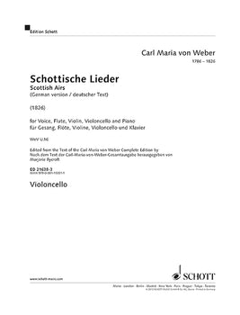 Scottish Airs - Cello