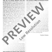 Concerto A Major - Full Score