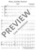 Missa "Cantabo Domino" - Choral Score