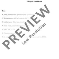 Seven Last Words of Christ - Choral Score