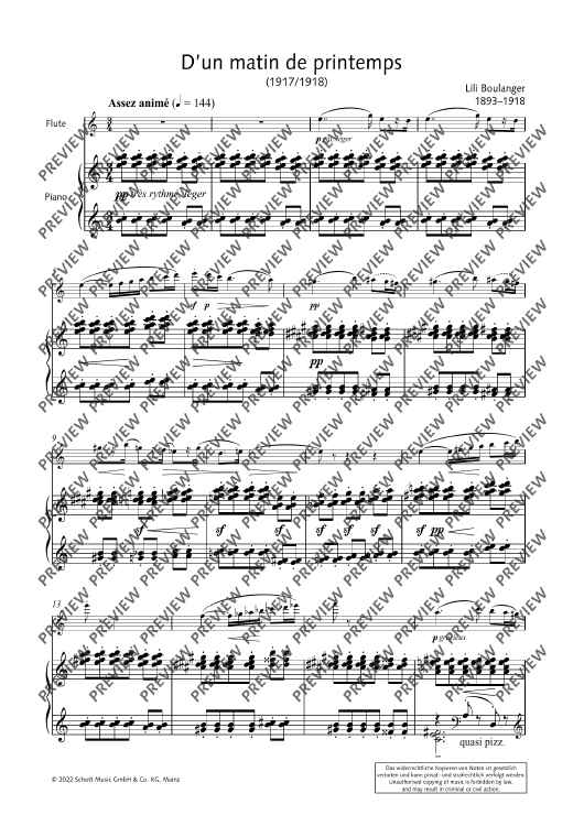 D'un matin de printemps