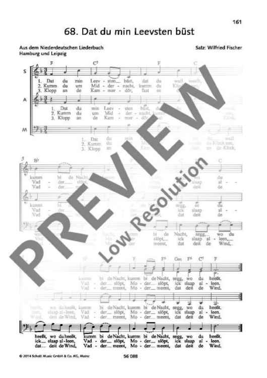 Dat du min Leevsten büst