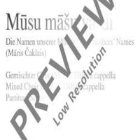 Musu mašu vardi - Choral Score