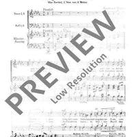 Kling auf, mein Lied - Score