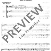 Drei Eichendorff-Gesänge - Choral Score