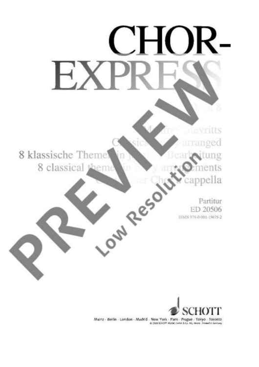 Chor-Express - Choral Score