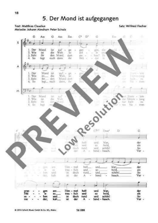 Der Mond ist aufgegangen