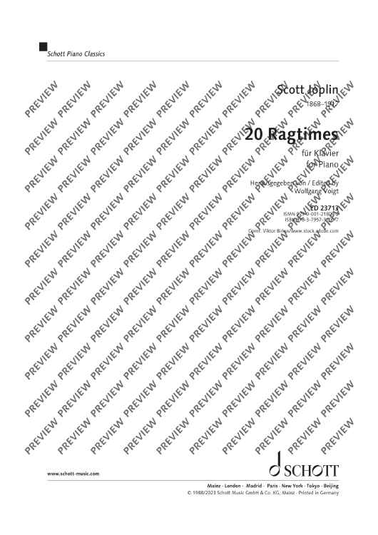 20 Ragtimes