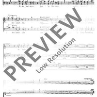 Ein jegliches hat seine Zeit - Choral Score