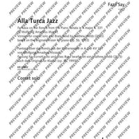 Alla Turca Jazz in A flat major - Score and Parts