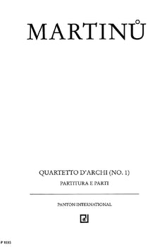1. String quartet - Score and Parts