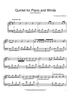 Quintet For Piano And Winds: Andante