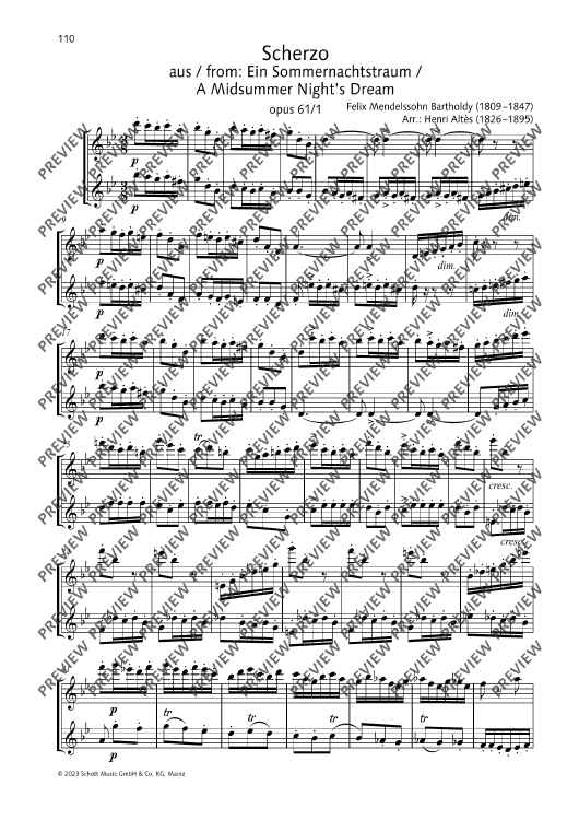Scherzo - Performing Score