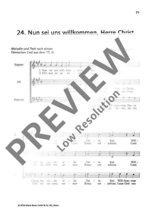 Nun sei uns willkommen, Herre Christ