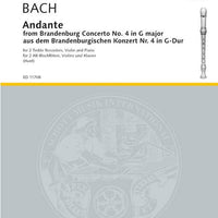 Andante in G major - Piano Score and Solo Part