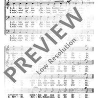 Den Toten - Choral Score