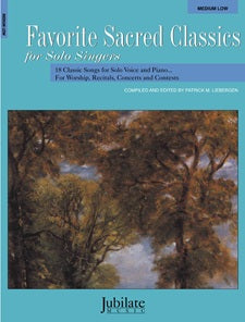 Favorite Sacred Classics for Solo Singers (Medium Low) - Book with MP3