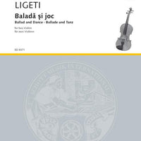 Balada si joc - Performing Score