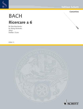 Ricercare a 6 c minor - Score