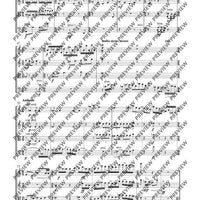 String quartet no. 4 - Score and Parts