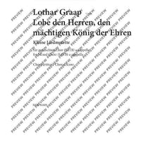 Praise the Lord, the mighty king of honor - Choral Score