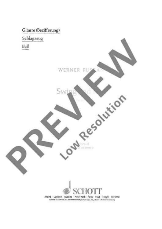 Swing and sing - Performing Score