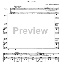 Malagueña - from Spanish Dances Op. 21