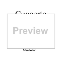 Concerto for Mandolin and Orchestra in F major - Mandolin