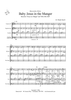 Baby Jesus in the Manger - Score
