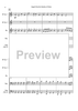 A British Brass Christmas - English Carol Arrangements for Brass Quintet - Score