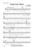 Woody Van's March - Bass Clarinet