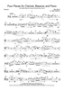 Four Pieces - Bassoon