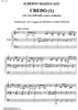 Credo C Major - Full Score